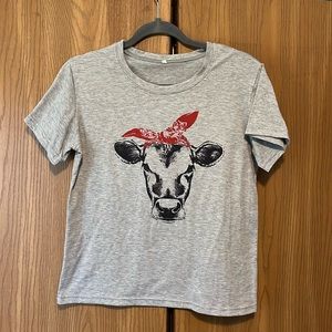 Cute cow tee